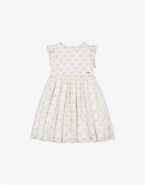 Jacquard poplin dress 